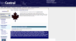 Desktop Screenshot of canada.hirecentral.com